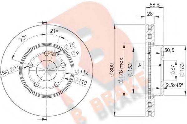 R BRAKE 78RBD20415