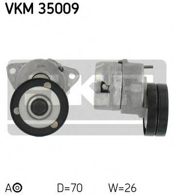 SKF VKM35009 Натяжний ролик, полікліновий ремінь