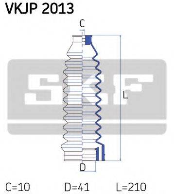 SKF VKJP2013 Комплект пильника, рульове керування