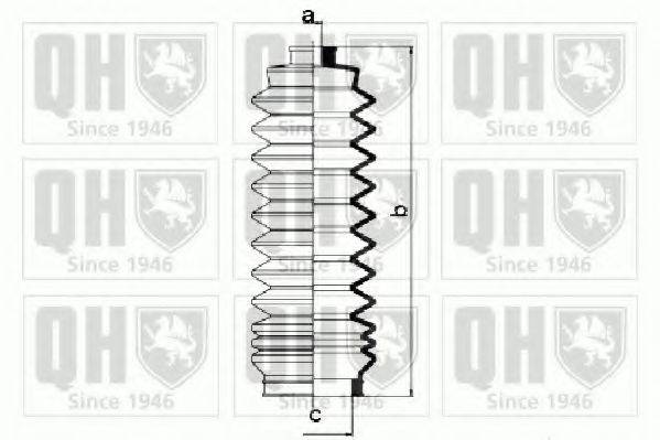 QUINTON HAZELL QG1043 Комплект пильника, рульове керування