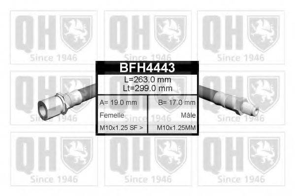 QUINTON HAZELL BFH4443 Гальмівний шланг