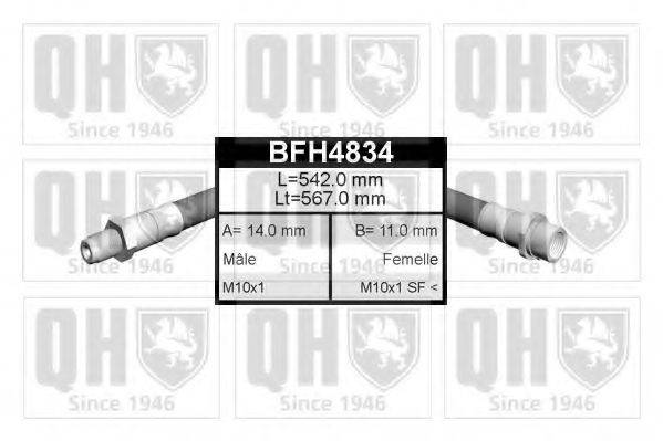 QUINTON HAZELL BFH4834 Гальмівний шланг