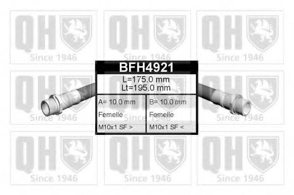 QUINTON HAZELL BFH4921 Гальмівний шланг