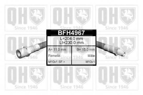 QUINTON HAZELL BFH4967 Гальмівний шланг