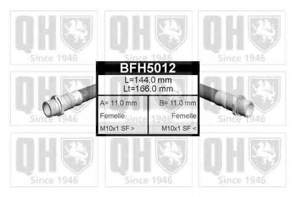 QUINTON HAZELL BFH5012 Гальмівний шланг