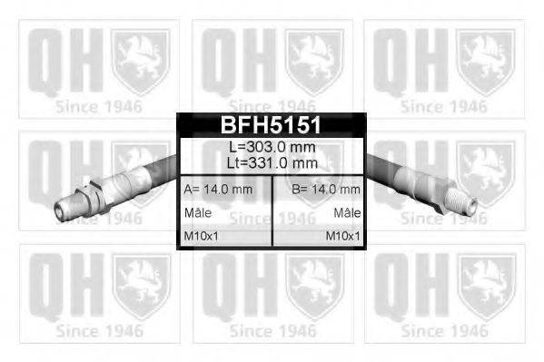QUINTON HAZELL BFH5151 Гальмівний шланг