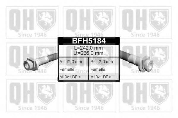 QUINTON HAZELL BFH5184 Гальмівний шланг