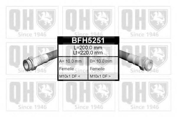 QUINTON HAZELL BFH5251 Гальмівний шланг