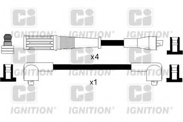 QUINTON HAZELL XC539 Комплект дротів запалювання