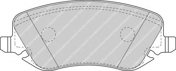 FERODO 23761 Комплект гальмівних колодок, дискове гальмо
