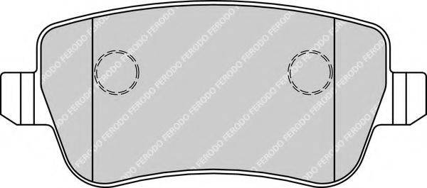 FERODO 24348 Комплект гальмівних колодок, дискове гальмо