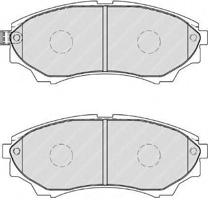 FERODO 24353 Комплект гальмівних колодок, дискове гальмо