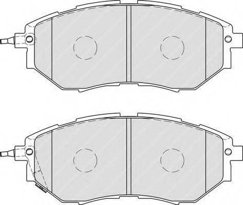 FERODO 24224 Комплект гальмівних колодок, дискове гальмо