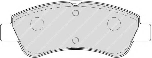 FERODO 23954 Комплект гальмівних колодок, дискове гальмо