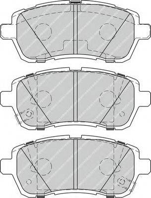FERODO 24675 Комплект гальмівних колодок, дискове гальмо