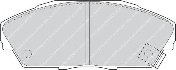 FERODO 21448 Комплект гальмівних колодок, дискове гальмо