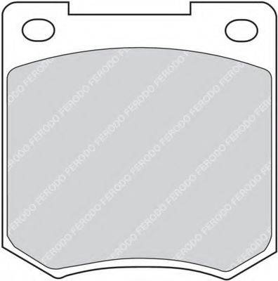 LDV GBP211 Комплект гальмівних колодок, дискове гальмо