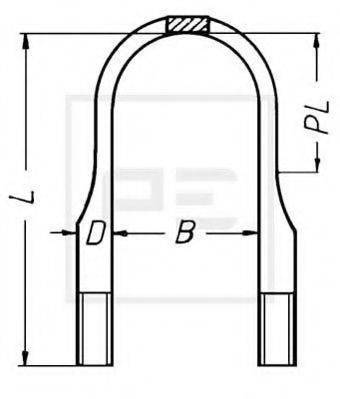 PE AUTOMOTIVE 01519000A Драбина ресори