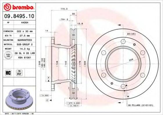 BREMBO 09.8495.10