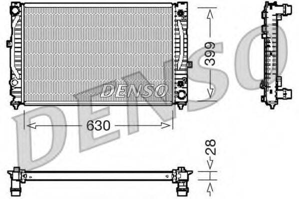 DENSO DRM02031 Радіатор, охолодження двигуна
