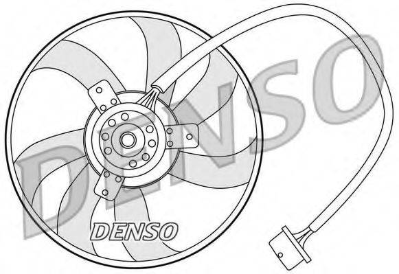 DENSO DER32003 Вентилятор, охолодження двигуна