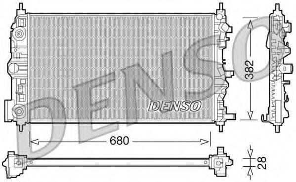DENSO DRM15006 Радіатор, охолодження двигуна
