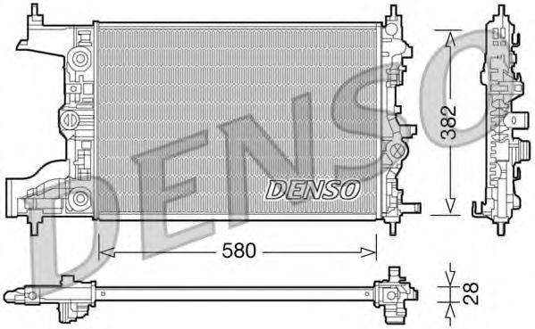 DENSO DRM20097 Радіатор, охолодження двигуна