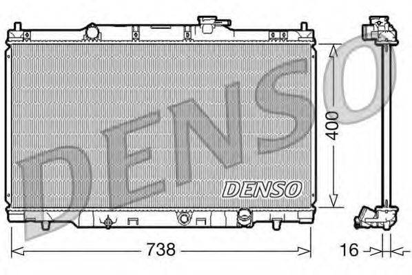 DENSO DRM40011 Радіатор, охолодження двигуна