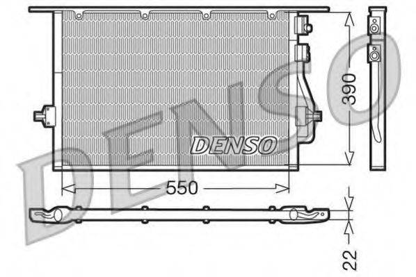 DENSO DCN10014 Конденсатор, кондиціонер