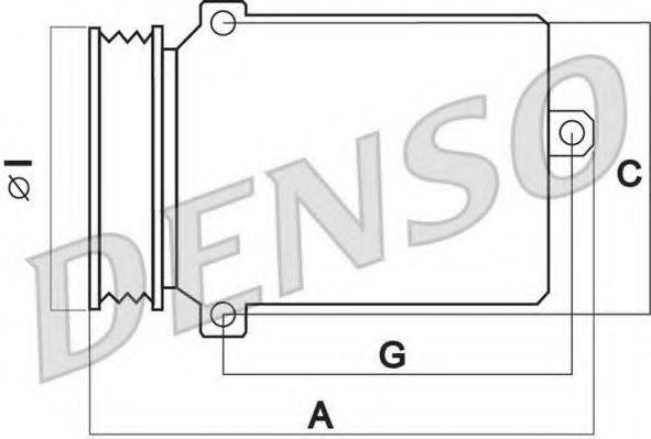 DENSO DCP02034 Компресор, кондиціонер