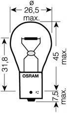 OSRAM 7507DC02B Лампа накаливания, фонарь указателя поворота; Лампа накаливания, фонарь сигнала торможения; Лампа накаливания, фара заднего хода; Лампа накаливания, стояночный / габаритный огонь; Лампа накаливания, фонарь указателя поворота; Лампа накаливания, фонарь сигнала торможения; Лампа накаливания, стояночный / габаритный огонь; Лампа накаливания, фара заднего хода