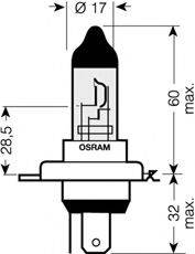 OSRAM 64193CBLHCB Лампа розжарювання, фара далекого світла; Лампа розжарювання, основна фара; Лампа розжарювання, протитуманна фара; Лампа розжарювання, основна фара; Лампа розжарювання, фара далекого світла; Лампа розжарювання, протитуманна фара