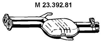 MERCEDES-BENZ 140 490 12 15 Середній глушник вихлопних газів