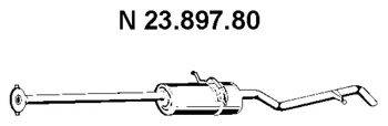 TESH 270483 Глушник вихлопних газів кінцевий
