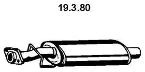 EBERSPACHER 19380 Передглушувач вихлопних газів