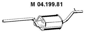 EBERSPACHER 0419981 Середній глушник вихлопних газів