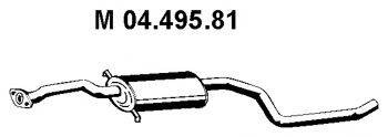 FORD 1031543 Середній глушник вихлопних газів