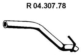 FORD 1334042 Труба вихлопного газу