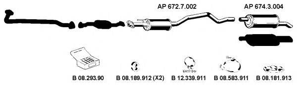 EBERSPACHER AP2188 Система випуску ОГ