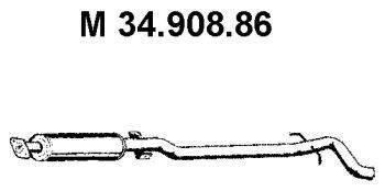 EBERSPACHER 3490886 Середній глушник вихлопних газів