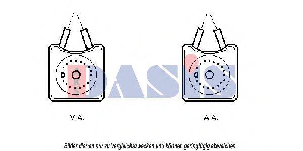 AKS DASIS VW3215 масляний радіатор, моторне масло