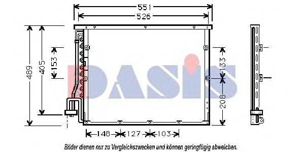 AKS DASIS BW5148 Конденсатор, кондиціонер
