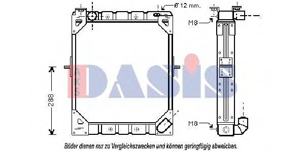 MERCEDES-BENZ 3875002903 Радіатор, охолодження двигуна