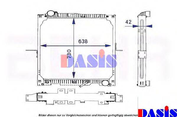 BEHR HELLA SERVICE 2204000 Радіатор, охолодження двигуна