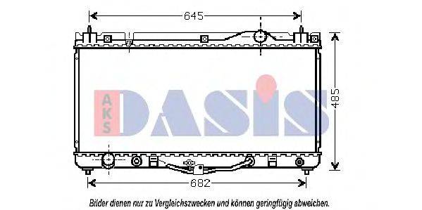 AKS DASIS 210099N Радіатор, охолодження двигуна