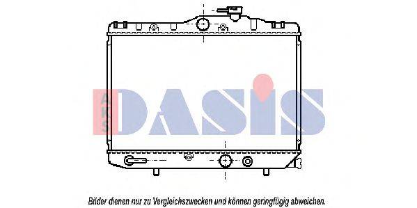 AKS DASIS 213220N Радіатор, охолодження двигуна