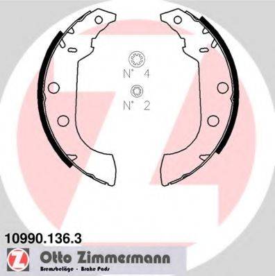 ZIMMERMANN 109901363 Комплект тормозных колодок