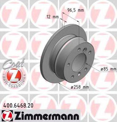 ZIMMERMANN 400646820 гальмівний диск