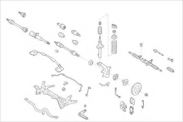 DELPHI FORD07809F Підвіска колеса