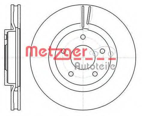 METZGER 6108710 гальмівний диск